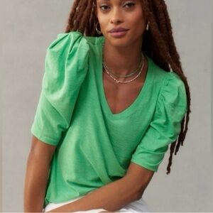 Nation LTD Large puff Sleeve T-shirt top